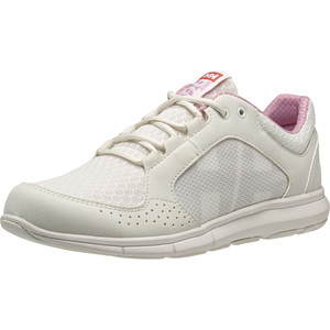 2023 Helly Hansen Womens Ahiga V4 Hydropower Sailing Shoes 11583 - Off White / Pink Sorbet