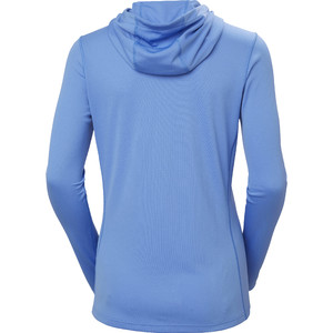 Sudadera con capucha Helly Hansen Logo azul claro mujer