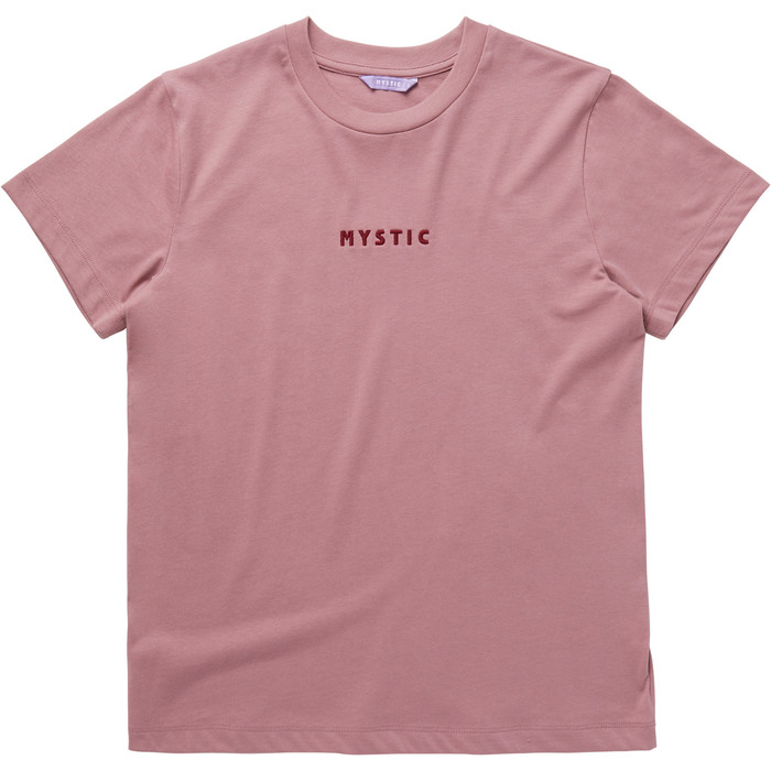 2024 Mystic Kvinder Brand T-shirt 35105.22035 - Stvet Pink