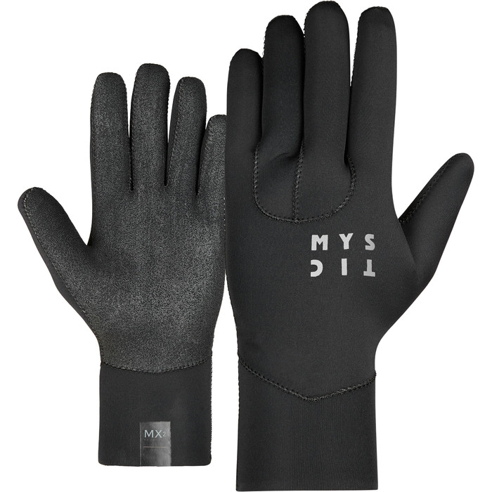 2022 Mystic Ease 2mm 5 Finger Gloves 35015.230029 - Black