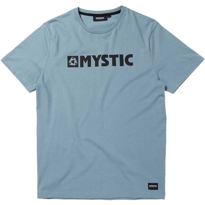2022 Mystic Mens Brand Tee 35105220329 - Grey / Blue