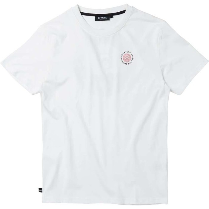 2022 T-shirt Da Uomo Mystic 35105220331 - Bianco Sporco