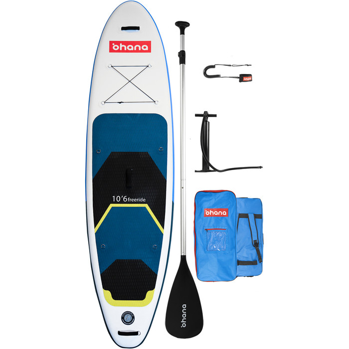 2022 Ohana 10'6 "pacote Stand Up Paddle Board Inflável - Remo, Prancha, Bolsa, Bomba E Trela