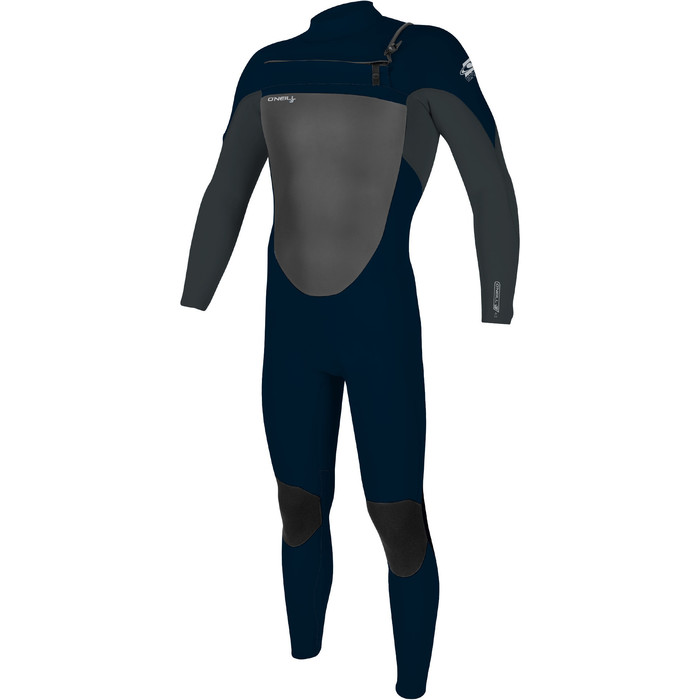 2024 O'Neill Mens Epic 3/2mm Chest Zip GBS Wetsuit 5353 - Abyss / Gunmetal