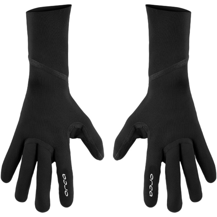 2024 Orca Frauen Core 2mm Open Water Swim Gloves MA45TT01 - Black