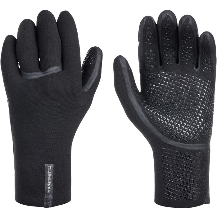 2024 Quiksilver Marathon Sessions 3mm Neoprene Gloves Eqyhn03171 - Black