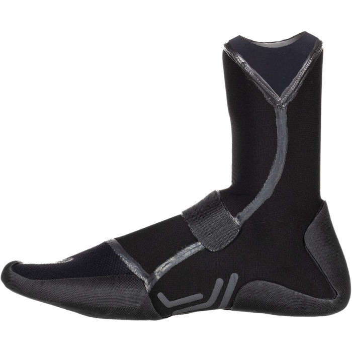 2023 Quiksilver Mens Marathon Sessions 3mm Gbs Split Toe Wetsuit Boots Eqyww03070 - Schwarz