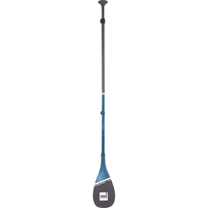 2022 Red Paddle Prime Carbon 100 Lightweight 3-Piece SUP Paddle 001-002-002-0007 - Black / Blue