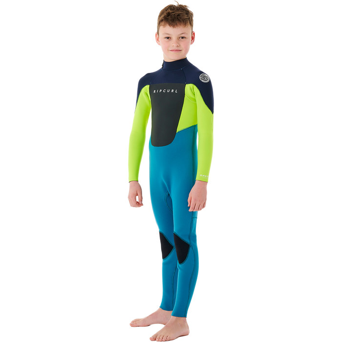 2023 Rip Curl Boys Omega 3/2mm GBS Back Zip Wetsuit 114BFS - Navy