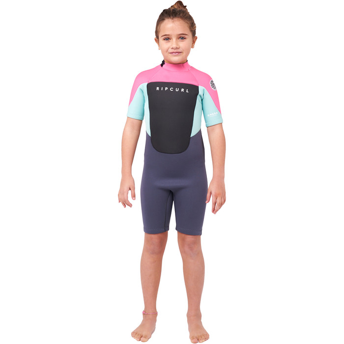 omzeilen Zonder hoofd loyaliteit 2023 Rip Curl Girls Omega 1 5mm Back Zip Shorty Wetsuit 113BSP - Pink -  Wetsuits | Watersports Outlet