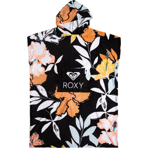 2022 Roxy Women's Stay Magic Robe à Langer / Poncho Erjaa03976 - Anthracite / Island Vibes