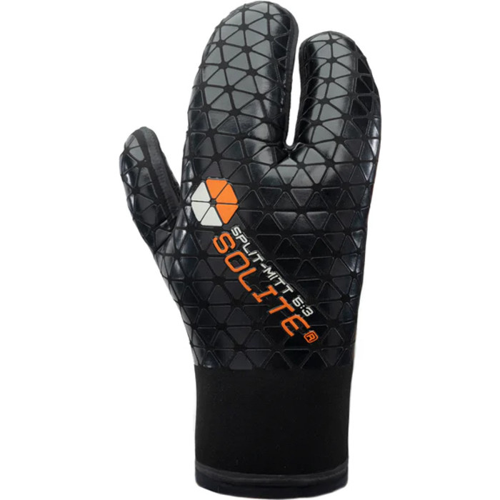 2024 Solite 5:3 Split-Mitt Wetsuit Gloves 21017 - Black