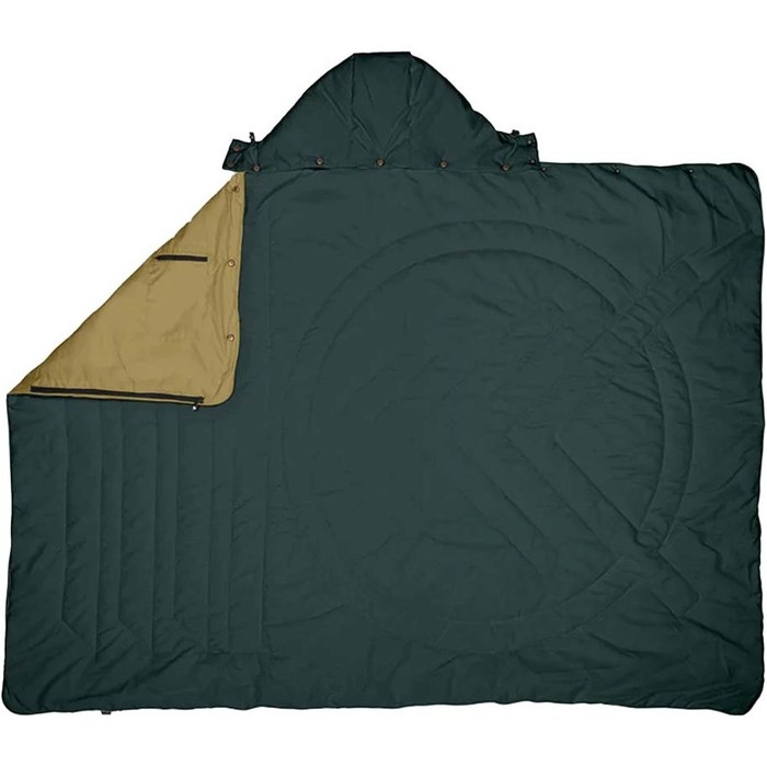 2024 Voited Recycled Ripstop Travel Blanket V21UN03BLPBT - Green Gabels / Dusty Sand