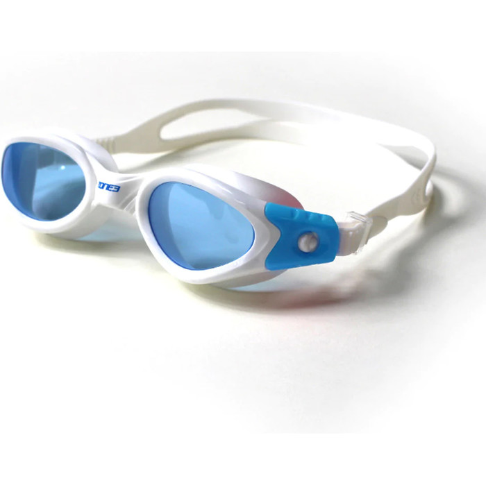 2024 Zone3 Apollo Swim Goggles Sa19gogap106 - Branco / Azul