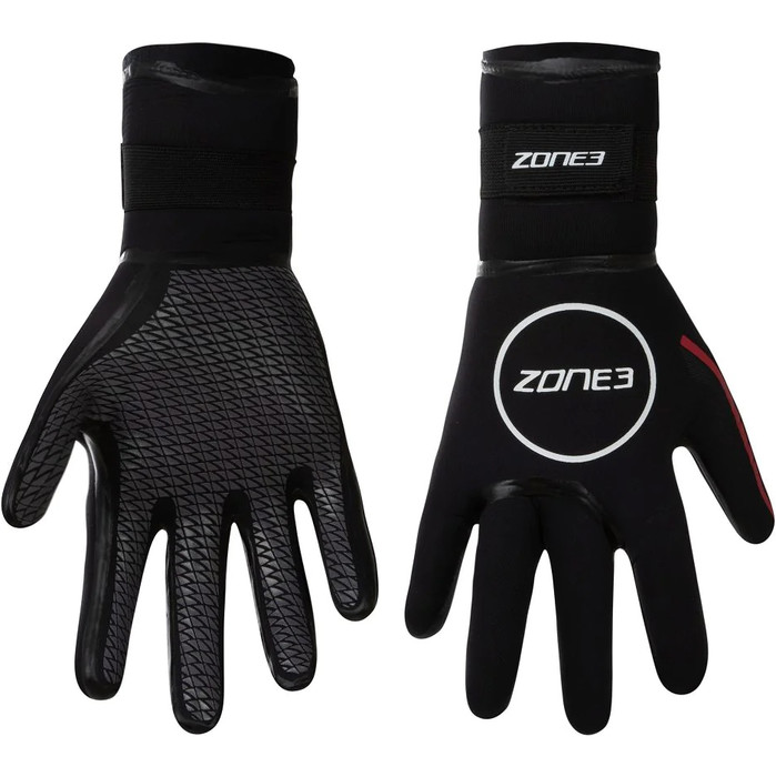 2022 Zone3 Neopreen Heat- Tech Warmtehandschoenen Na18uhtg101- Zwart/rood