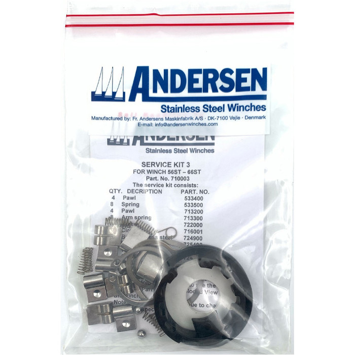 2024 Andersen Kit D'entretien 56ST 66ST RA710003