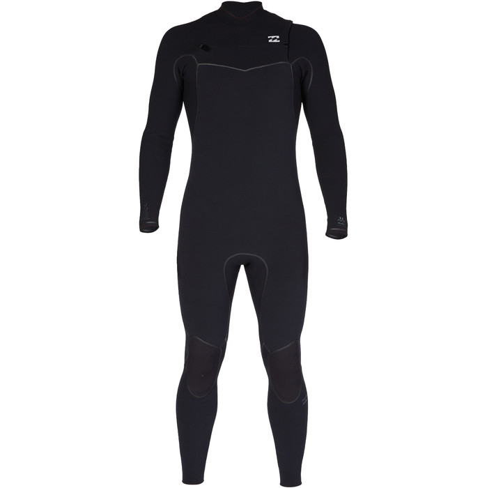 2023 Billabong Mens Furnace 3/2mm Chest Zip Wetsuit ABYW100186 - Black
