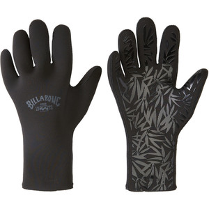 2023 Billabong Womens 2mm Synergy Wetsuit Gloves ABJHN00102 - Negro