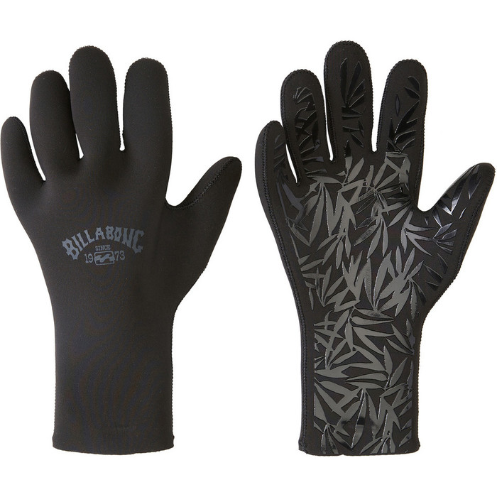 2023 Billabong Dames 5mm Synergy Wetsuit Handschoenen ABJHN00103 - Zwart