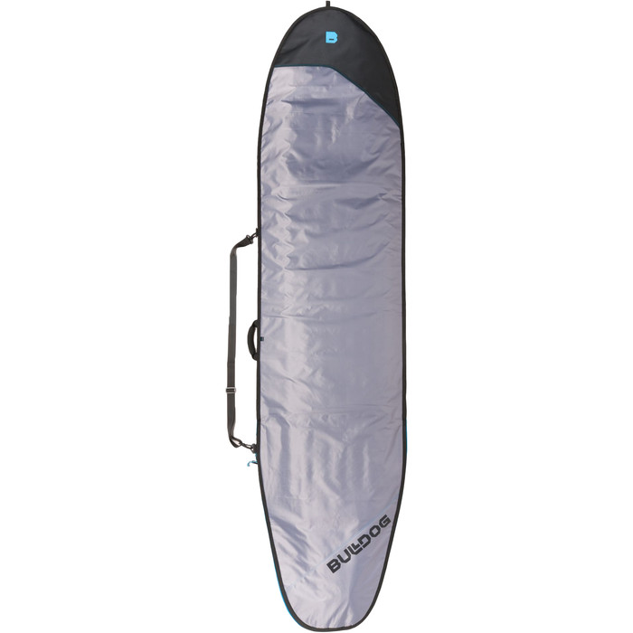 2024 Bulldog Essentials Longboard Surfbrett Tasche Bdbbelb - Grau / Cyan