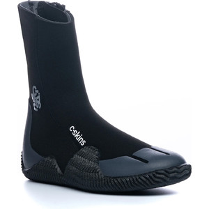 2023 C-Skins Legend 5mm Zipped Round Toe Boots C-BOLERTZ - Black / Charcoal