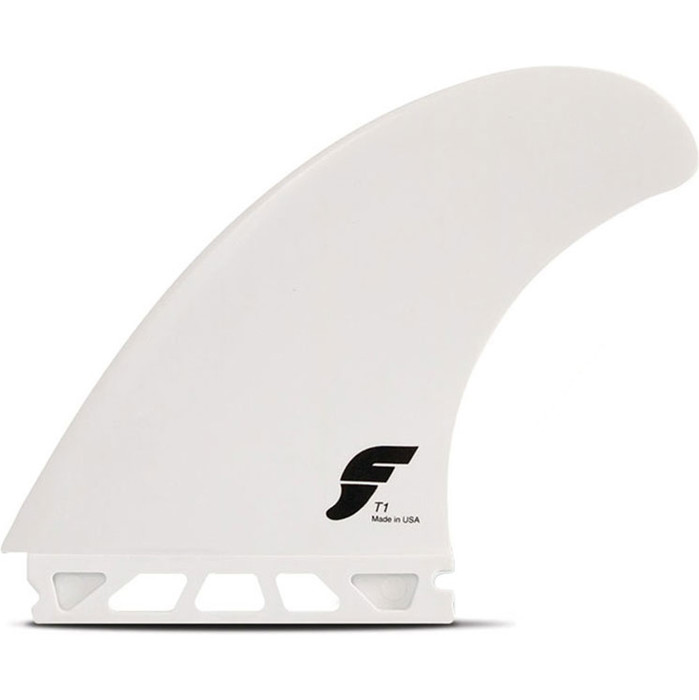 2024 Futures T1 Thermotech Twin Surfboard Flossen FT1 - White