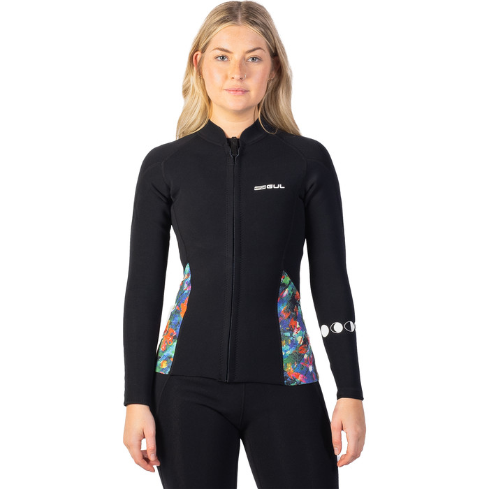Womens Shorty Wetsuit Front Zip 2.5mm Neoprene Swimwear Long