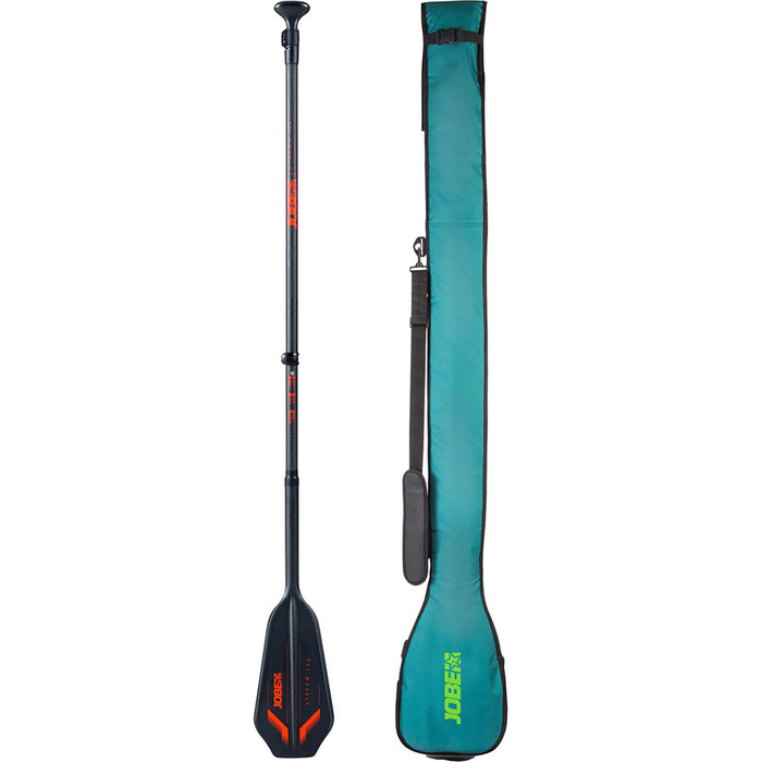 2024 Jobe Stream Carbon 100 SUP Paddle With Bag 486723009 - Black / Blue