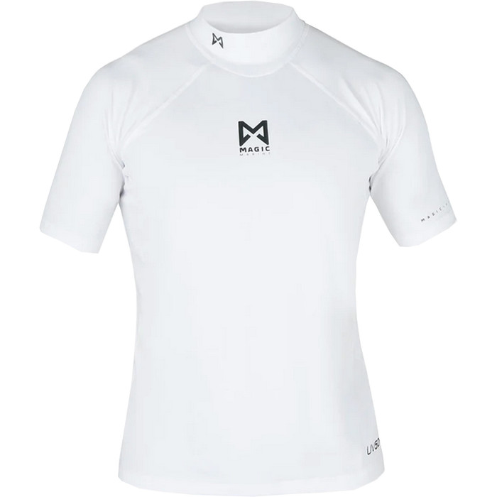 2023 Magic Marine Men's Cube Lycra Vest De Manga Corta Mmmcssrv - Blanco