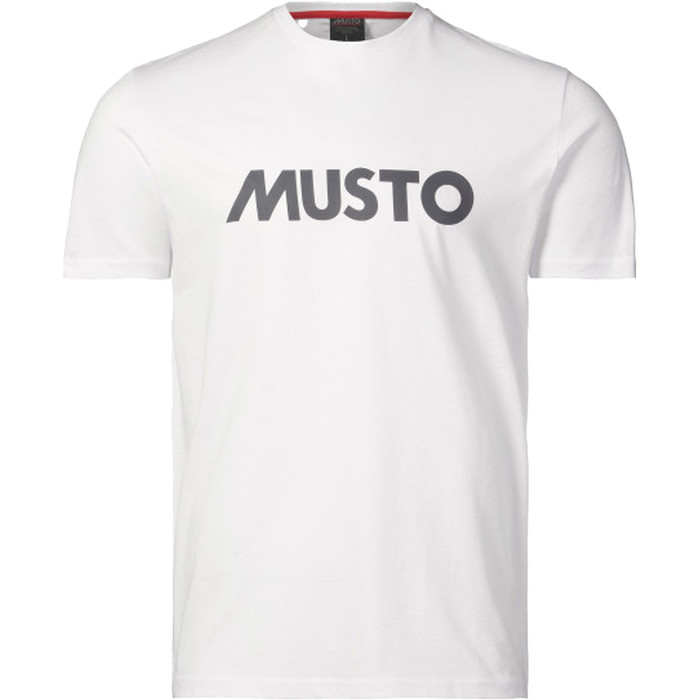2023 Musto Mnner Logo Tee 82451 - White