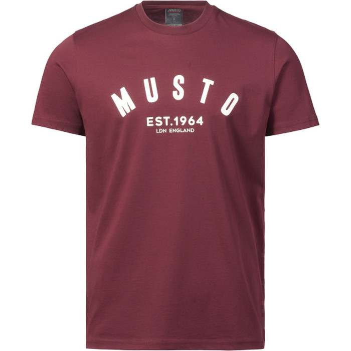 2023 Musto Hombres Marina Camiseta De Manga Corta 82513 - Windsor Wine