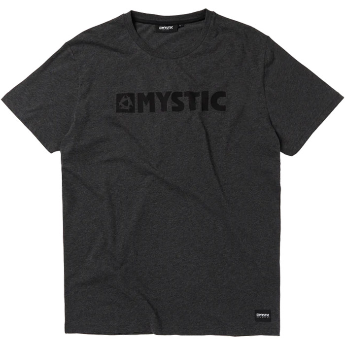 2023 Mystic Mnner Brand Tee Shirt 35105.22033 - Asphalt Melee