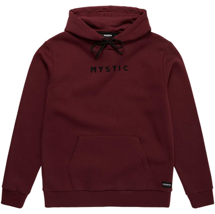 2023 Mystic Mnner Icon Hood Sweater 35104.230131 - Red Wine