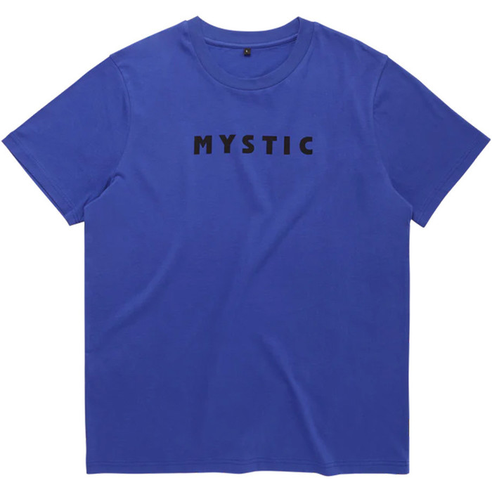 2023 Mystic Heren Icoon Tee 35105.230178 - Flash Blue