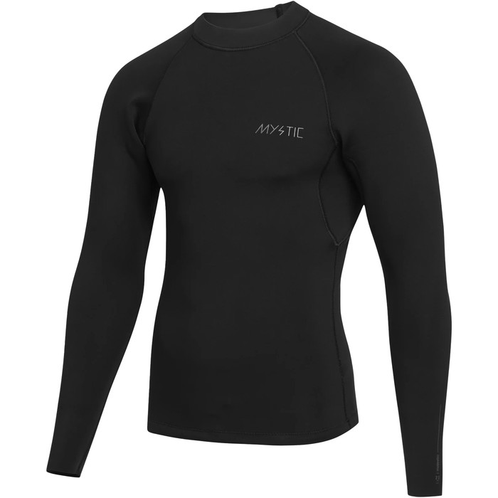 2024 Mystic Camiseta de surf de manga larga Majestic 2mm para hombre 35001.230166 - Negro