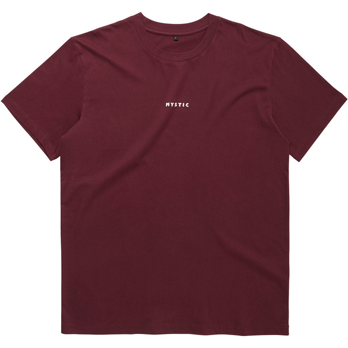 2023 Mystic Mnner Tactic Tee 35105.24004 - Red Wine