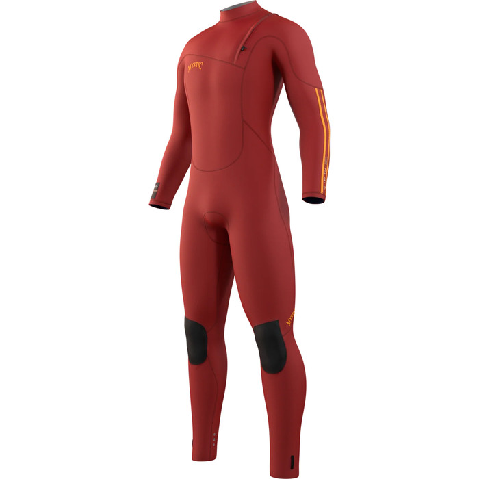 2023 Mystic Hommes The One 4/3mm GBS Zip Free Combinaison Noprne 35000.230121 - Red