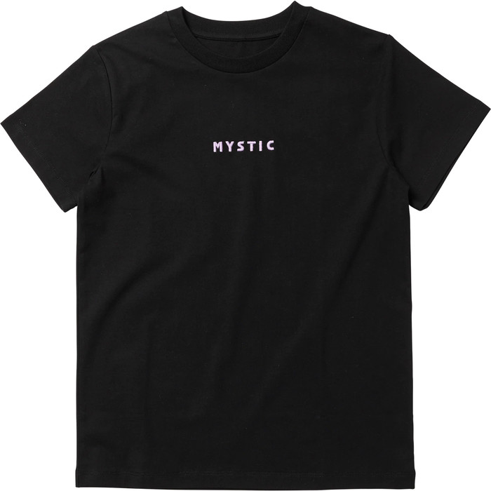 2024 Mystic Dames Brand T-shirt 35105.23018 - Zwart
