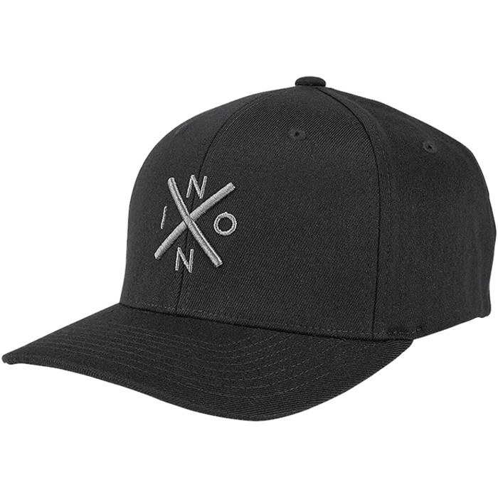 2023 Nixon Exchange Flex Fit Hat C2875  - Black / Charcoal