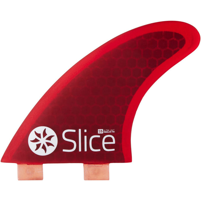 2024 Northcore Slice Ultra Light Hex Core S3 FCS Compatible Surfboard Fins SLI-01 - Red