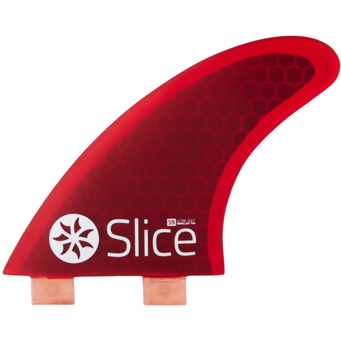 2024 Northcore Slice Ultra Light Hex Core S7 FCS Compatible Aletas Surfboard SLI-03 - Red
