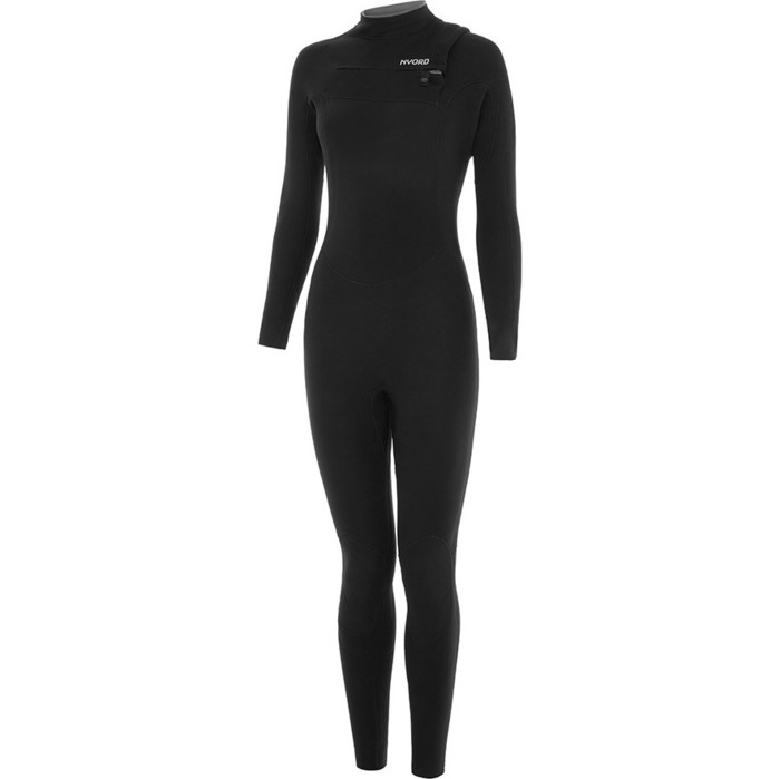 2024 Nyord Womens Furno Ultra Plus 5/4mm Chest Zip Wetsuit FUPW54001 - Black