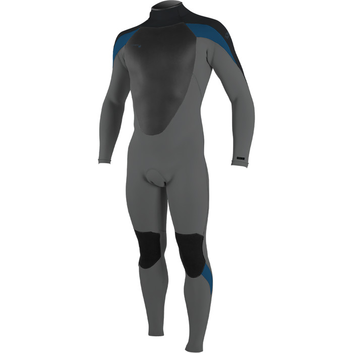 2023 O'Neill Mens Epic 3/2mm Back Zip GBS Wetsuit 4211B - Graphite / Black / Deepsea