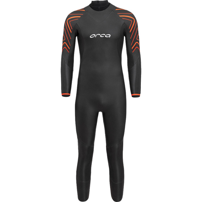 2023 Orca Mens Vitalis Thermal Back Zip Open Water Swim Wetsuit NN2U - Black