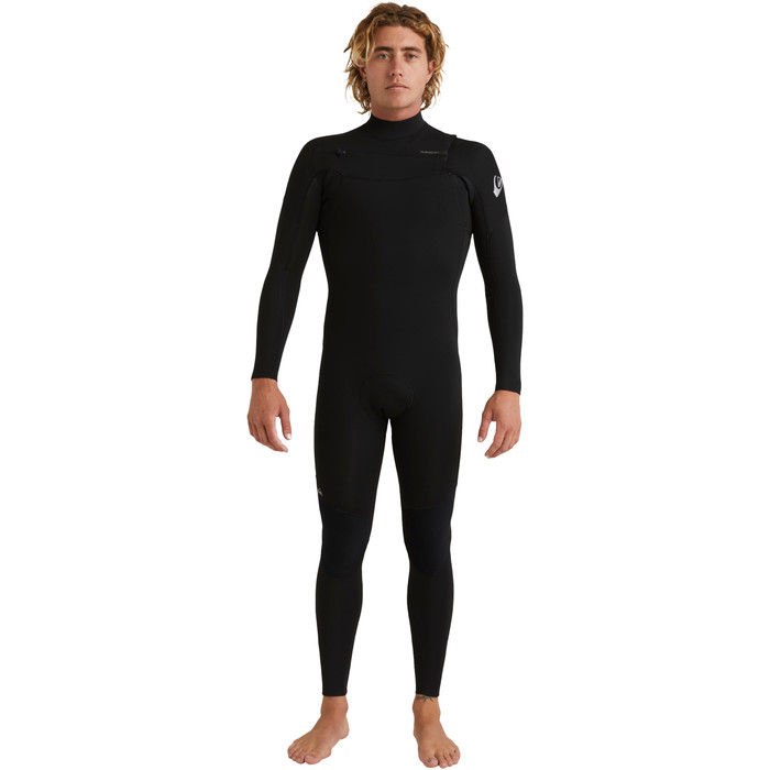 2023 Quiksilver Mens Everyday Sessions 3/2mm GBS Chest Zip Wetsuit EQYW103166 - Black