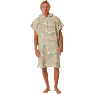 2023 Rip Curl Mens Combo Hooded Towel Changing Robe / Poncho 00HMTO - Sage
