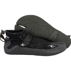 2023 Rip Curl Reefer 1.5mm Split Toe Wetsuit Shoes WBO1AT - Black / Charcoal