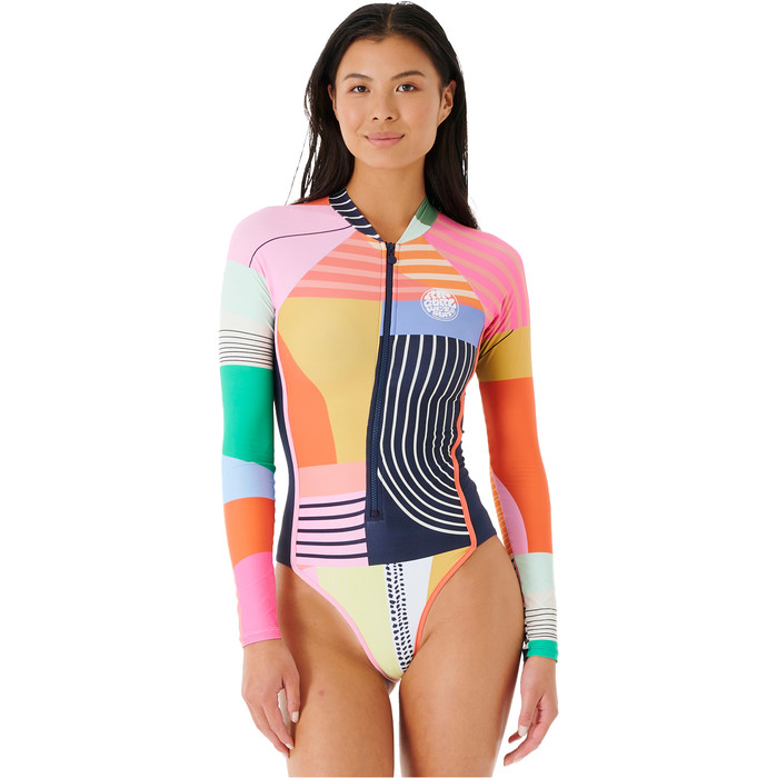 2023 Rip Curl Womens Daybreak Long Sleeve Surf Suit 066WSW - Multicolour
