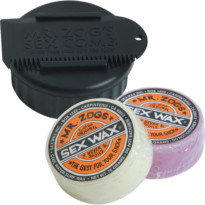 2024 Sex Wax Original Koud Water Wax, Pot & Kam Bundel Swwor-cdswpc