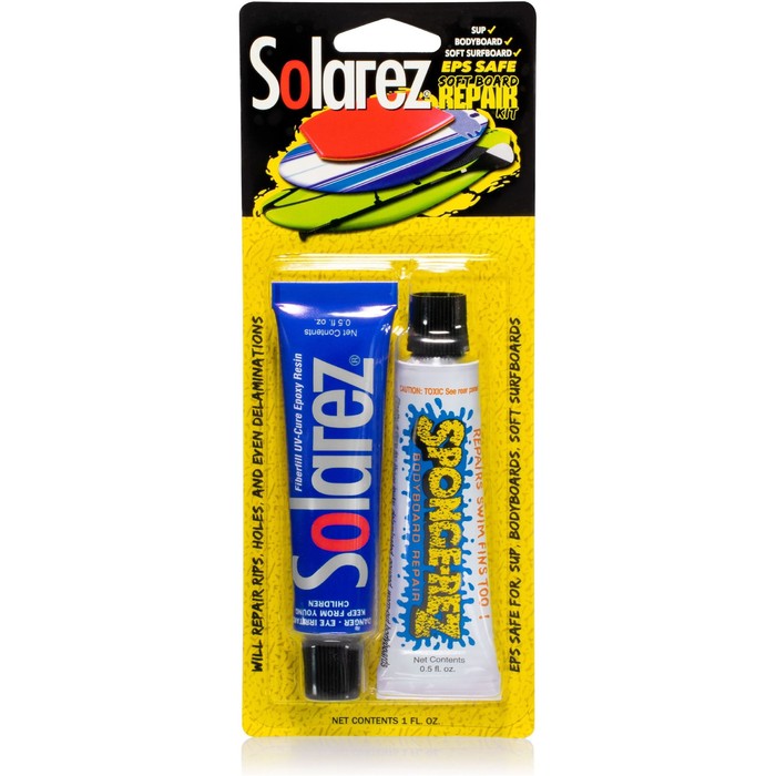 2024 Solarez 1oz Soft Surfboard Repair Kit Sz-szssrk-nc-ea